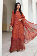 M.PRINTS 3 PIECE UNSTITCHED EMBROIDERED LAWN SUIT MPT-2701-B