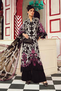 M.PRINTS 3 PIECE UNSTITCHED EMBROIDERED LAWN SUIT MPT-2704-B