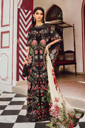 M.PRINTS 3 PIECE UNSTITCHED EMBROIDERED LAWN SUIT MPT-2709-B