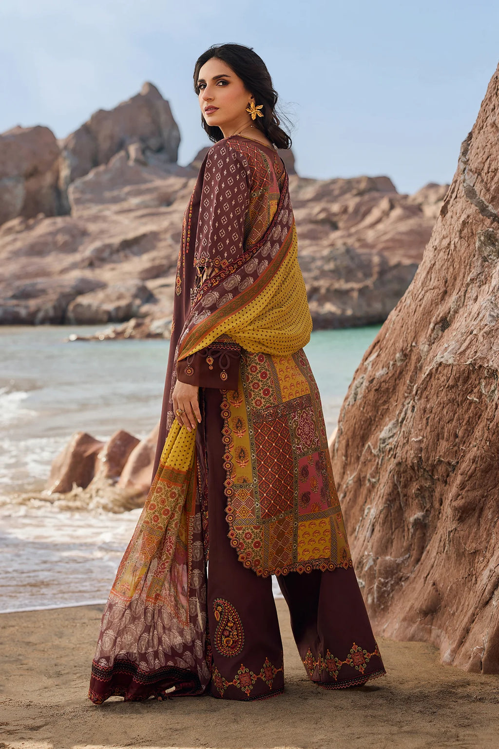 CHARIZMA 3-PC Unstitched Embroidered Lawn Collection CSN6-09