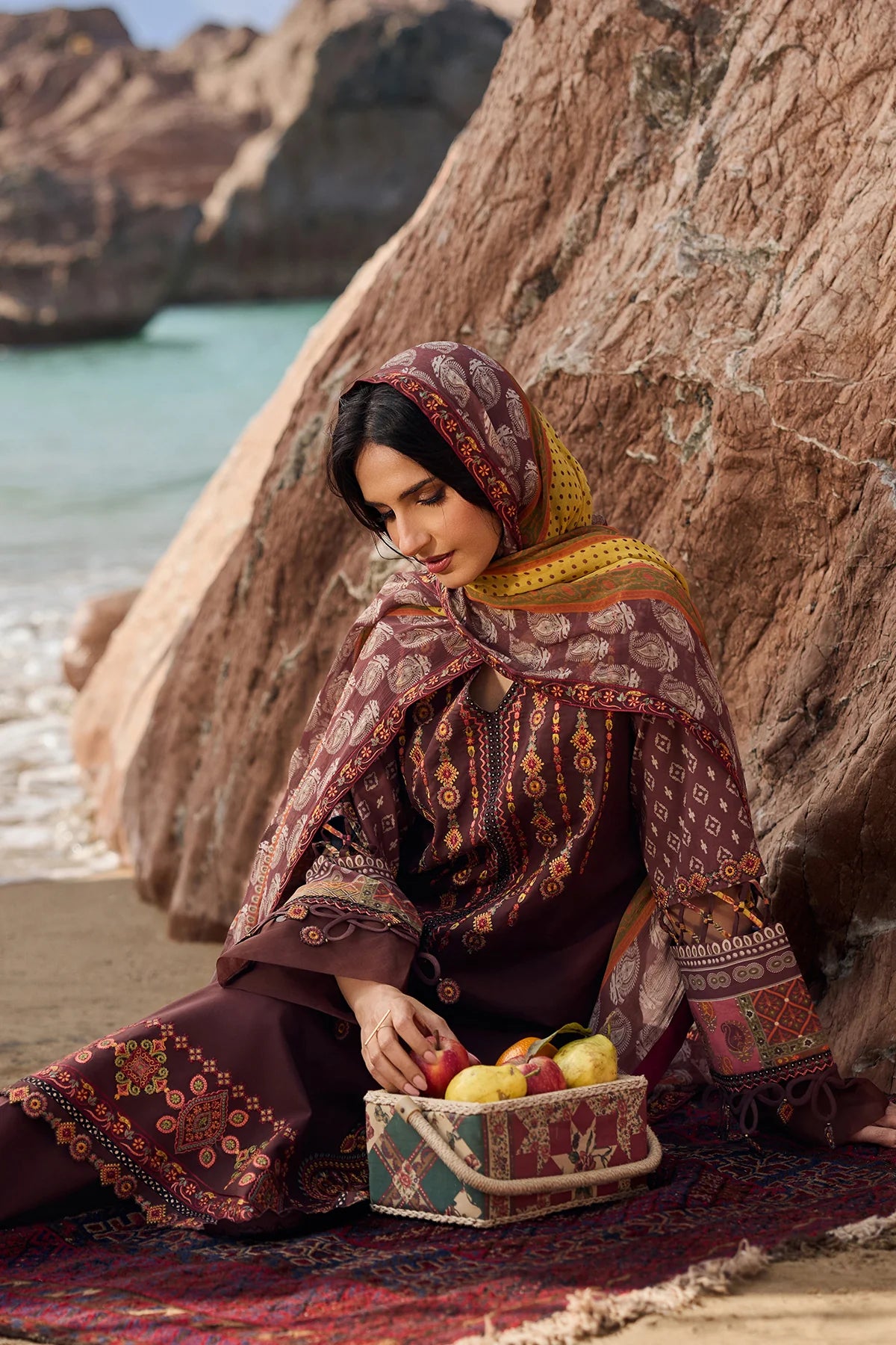 CHARIZMA 3-PC Unstitched Embroidered Lawn Collection CSN6-09