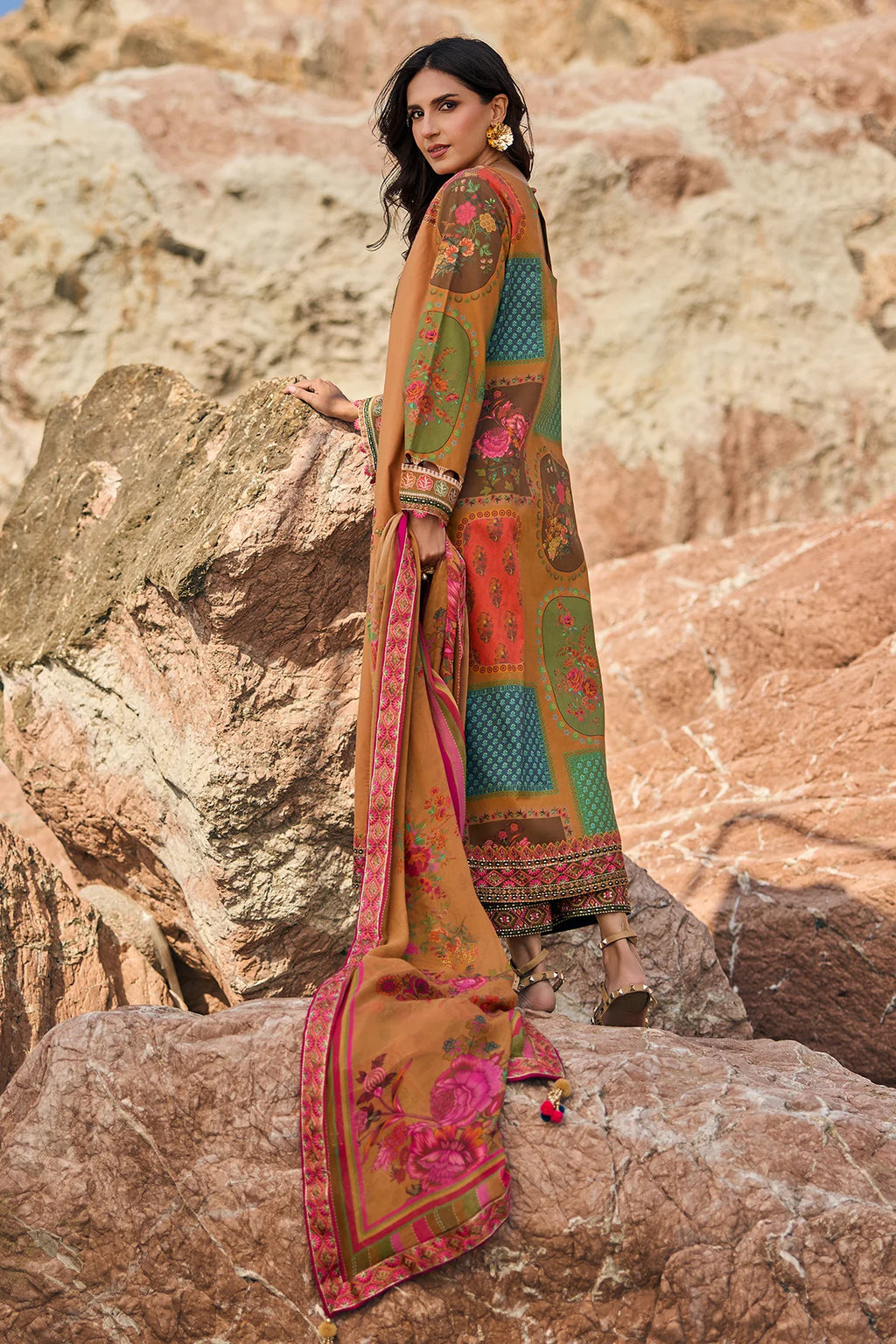 CHARIZMA 3-PC Unstitched Embroidered Lawn Collection CSN6-02