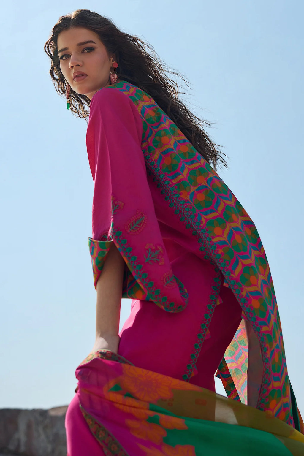 CHARIZMA 3-PC Unstitched Embroidered Lawn Collection CSN6-03