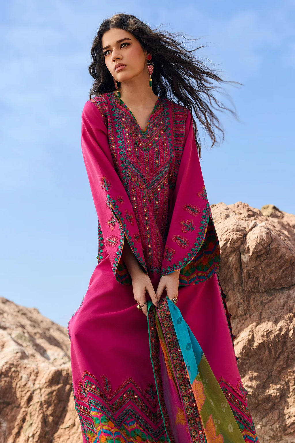 CHARIZMA 3-PC Unstitched Embroidered Lawn Collection CSN6-03