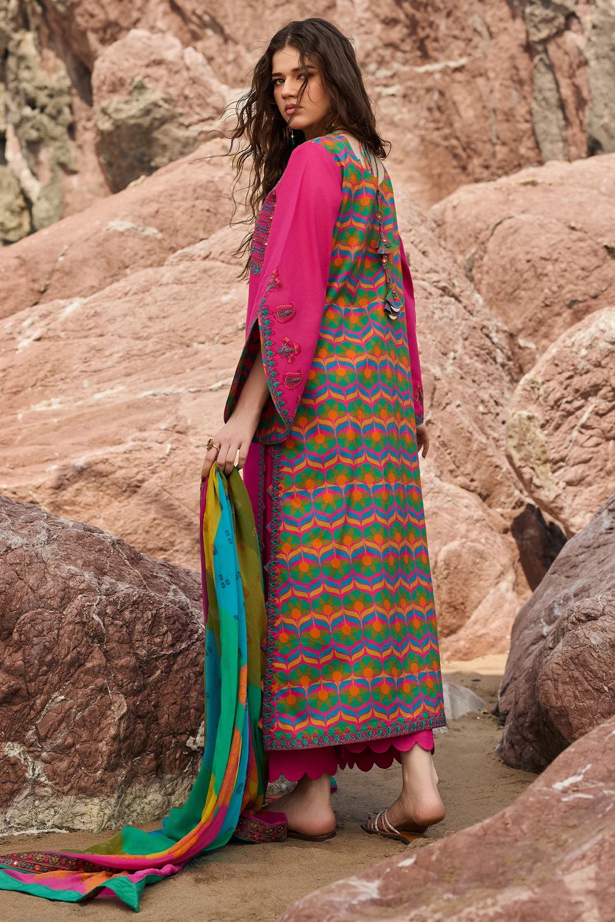 CHARIZMA 3-PC Unstitched Embroidered Lawn Collection CSN6-03