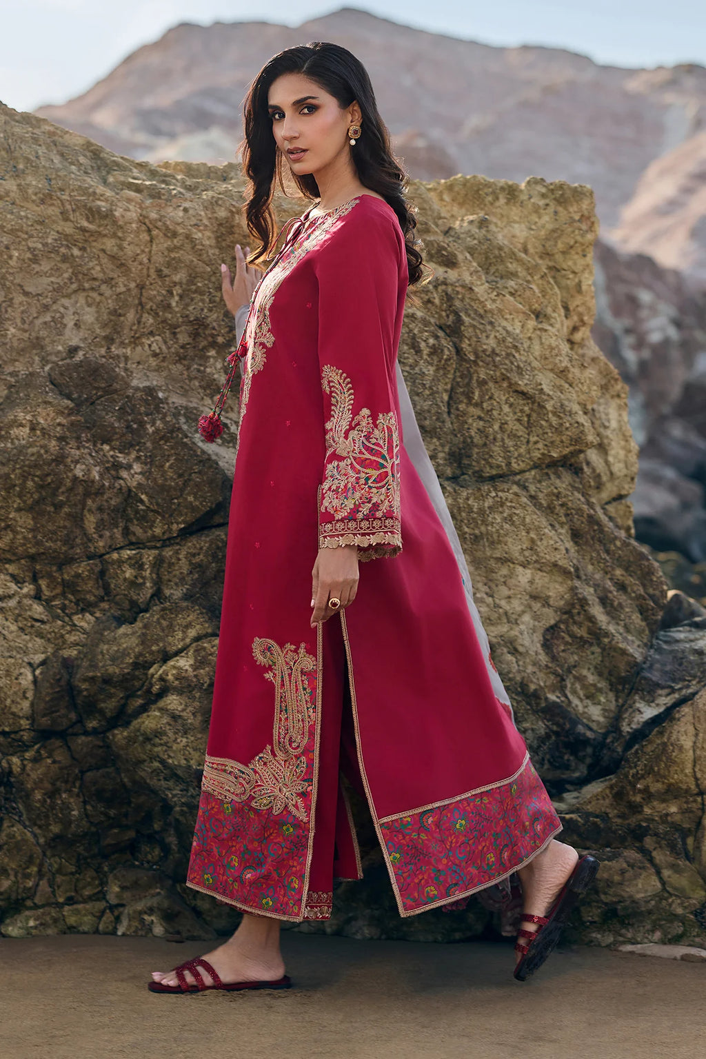 CHARIZMA 3-PC Unstitched Embroidered Lawn Collection CSN6-05