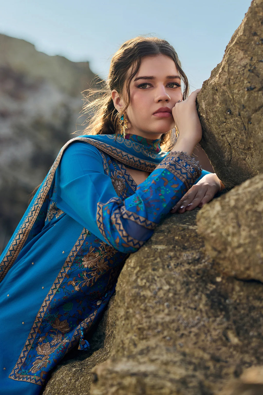 CHARIZMA 3-PC Unstitched Embroidered Lawn Collection CSN6-06