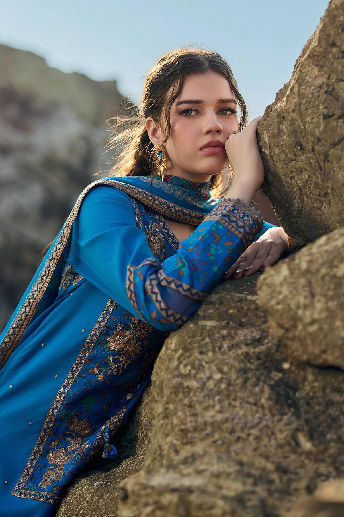 CHARIZMA 3-PC Unstitched Embroidered Lawn Collection CSN6-06