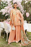 M.PRINTS 3 PIECE UNSTITCHED EMBROIDERED LAWN SUIT MPT-2602-A