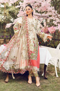 M.PRINTS 3 PIECE UNSTITCHED EMBROIDERED LAWN SUIT MPT-2605-A