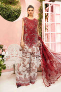 M.PRINTS 3 PIECE UNSTITCHED EMBROIDERED LAWN SUIT MPT-2608-A