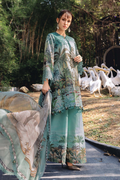 M.PRINTS 3 PIECE UNSTITCHED EMBROIDERED LAWN SUIT MPT-2907-A