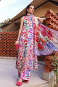 M.PRINTS 3 PIECE UNSTITCHED EMBROIDERED LAWN SUIT MPT-2902-A
